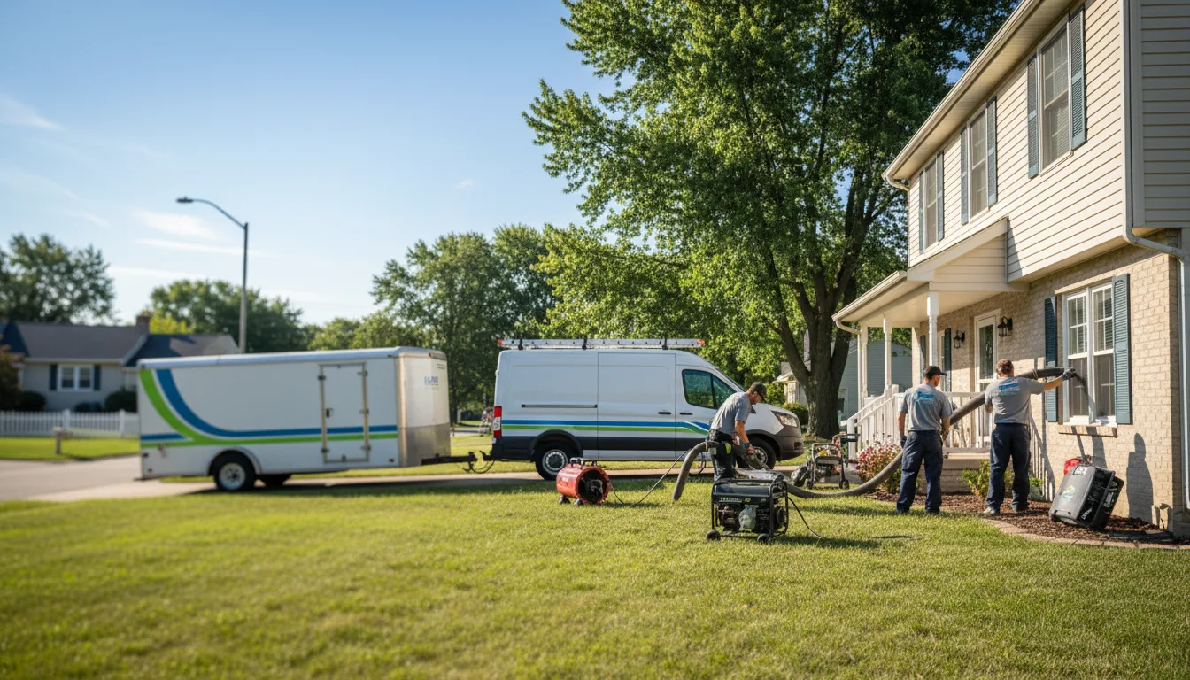 Flooded Basement Restoration And Cleanup With Repair in Hardy, IA near me